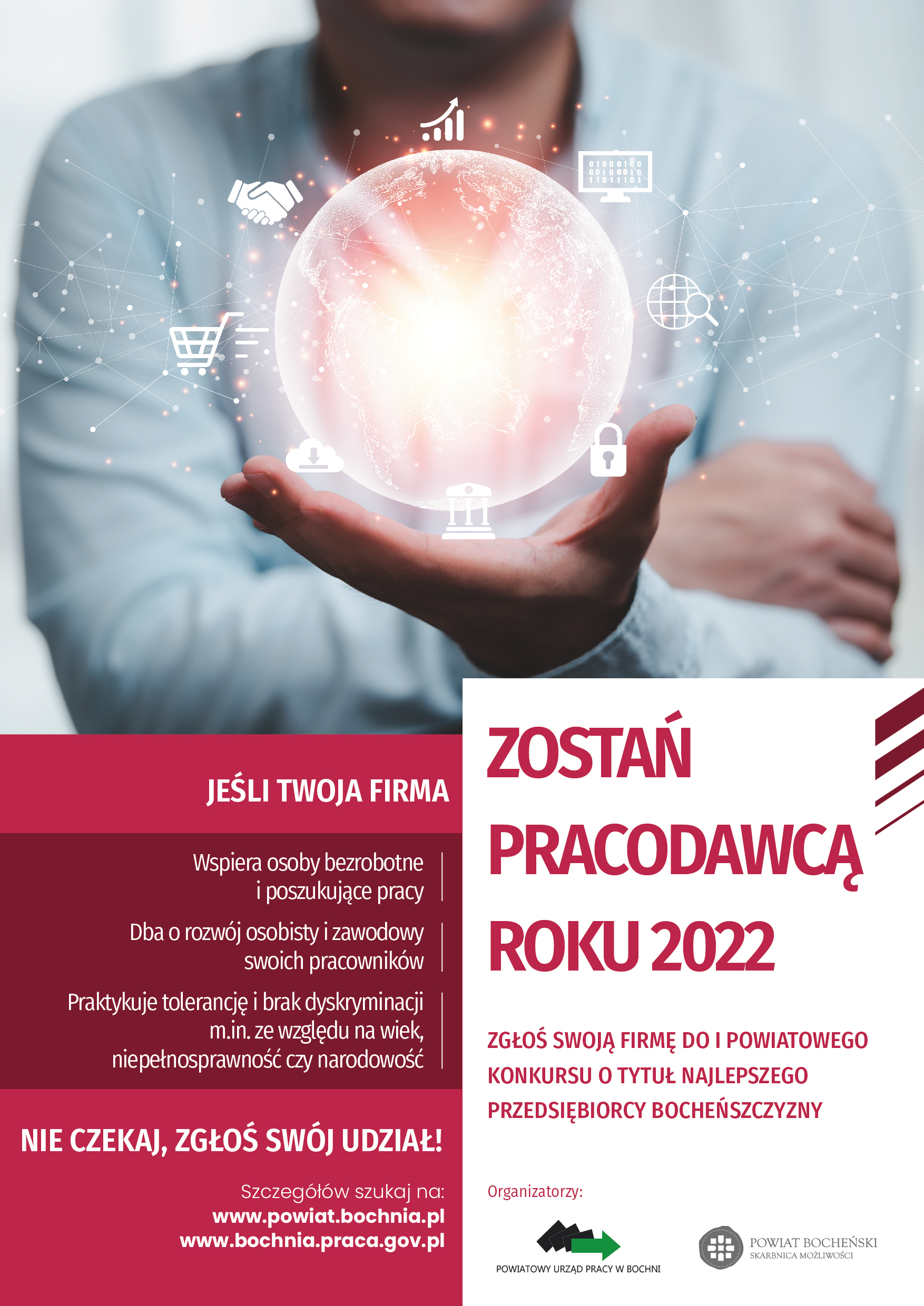 Zostań Pracodawcą Roku 2022 - plakat promocyjny