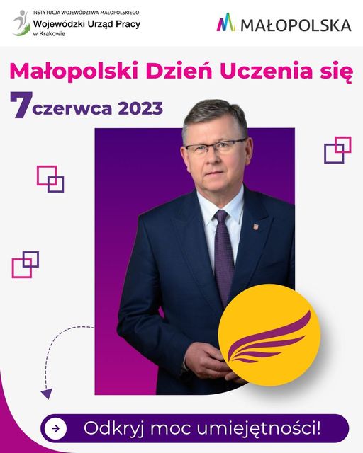 Małopolski Dzień Uczenia się - grafika powitalna