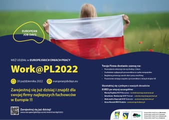 Zdjęcie artykułu Weź udział w Europejskich Dniach Pracy - Work@PL2022